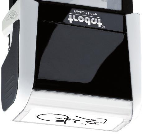 Signature Stamp The quick, easy and convenient way to sign papers or documents.