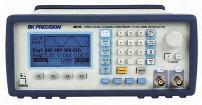 25 MHz & 50 MHz Arbitrary Waveform/ Function Generators Model 4078 The 407x generators combine a Common Features & Benefits full-featured DDS function generator with an High performance and cost