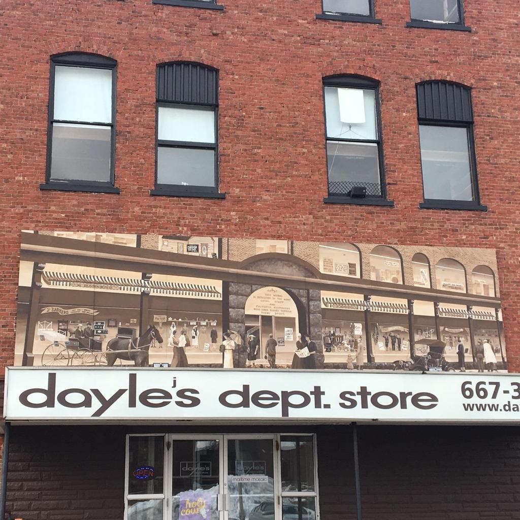 2) Dayle s Department Store Located at the back of Dayle s Department store, off of Ratchford St.