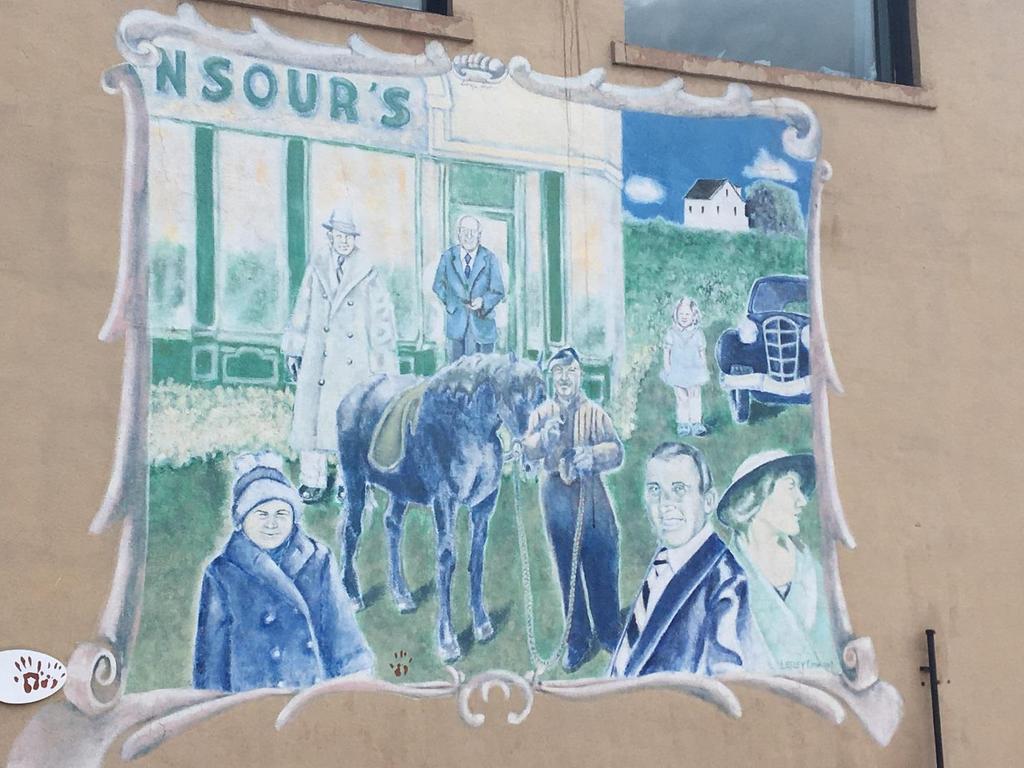 6) Mansour s Mural Located at 24 Church painted directly on the Mansour s building.