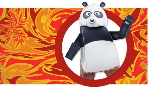 Kung Fu Panda 3-D Paper Character Po ASSEMBLY INSTRUCTIONS Time to Complete: Approximately 60 minutes Level: