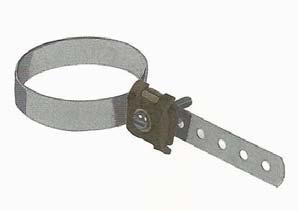 CONNECTOR AND BONDING MATERIALS LPM 118A-Series Bonding Strap 1" wide tinned copper with Cast
