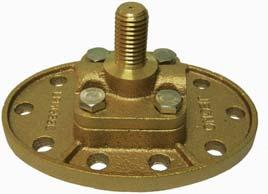 LPM-688C Cast Copper Alloy Cross Run Point Base For All Adapter Type Cables Through