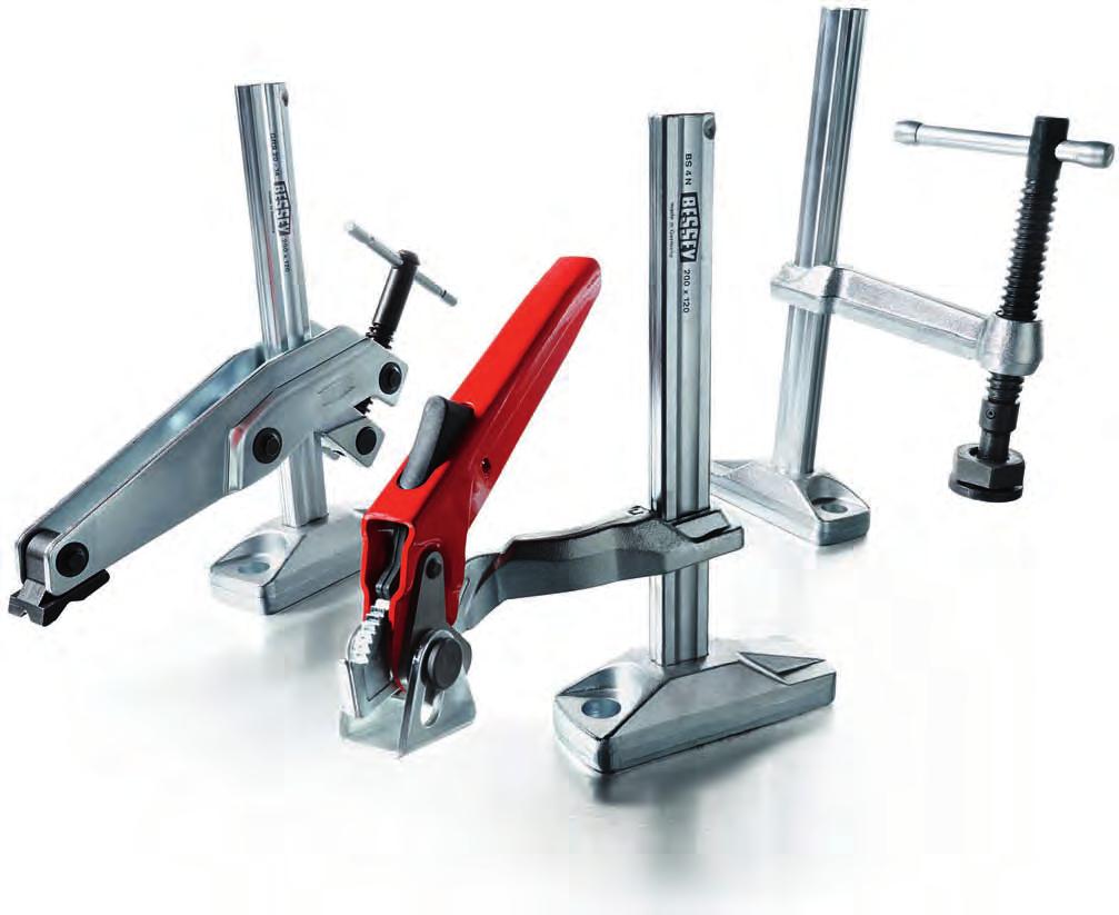 Machine table clamps Instant and easy to apply clamping force 3 1 2 1 4 1 Your benefits at a glance: 1 Flexible in application The work table clamps