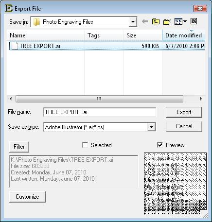 Additional Tips for Processing Photographs Exporting to Corel You cannot Copy and Paste your converted image to Corel; you must Export it as an.ai, ps file.