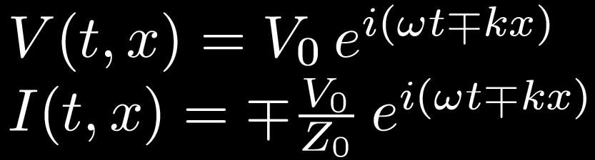 Telegrapher s equation For constant c(x) and l(x) the