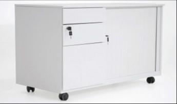 Furniture Options : Storage Caddie Caddie; 1050mm wide x 500mm deep x 620mm high lockable mobile storage cabinet to suit placement under workstation.