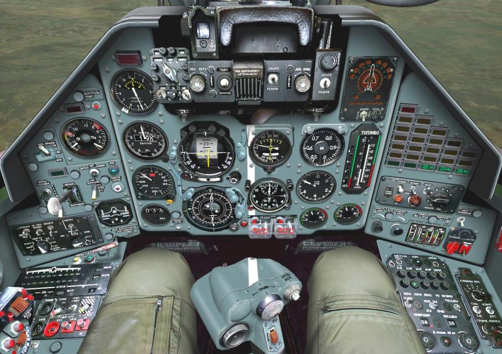 [FLAMING CLIFFS 3] Su-25 Cockpit Instruments Most of the Su-25 s cockpit instruments are the same as those of Su-27 and MiG-29.