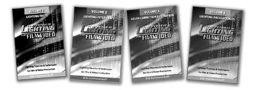 The Power of Lighting DVD or VHS by Bill Holshevnikoff Lighting Theories & Techniques for Film & Video Production Volume I - Lighting Faces : A comprehensive look at the art of lighting people.
