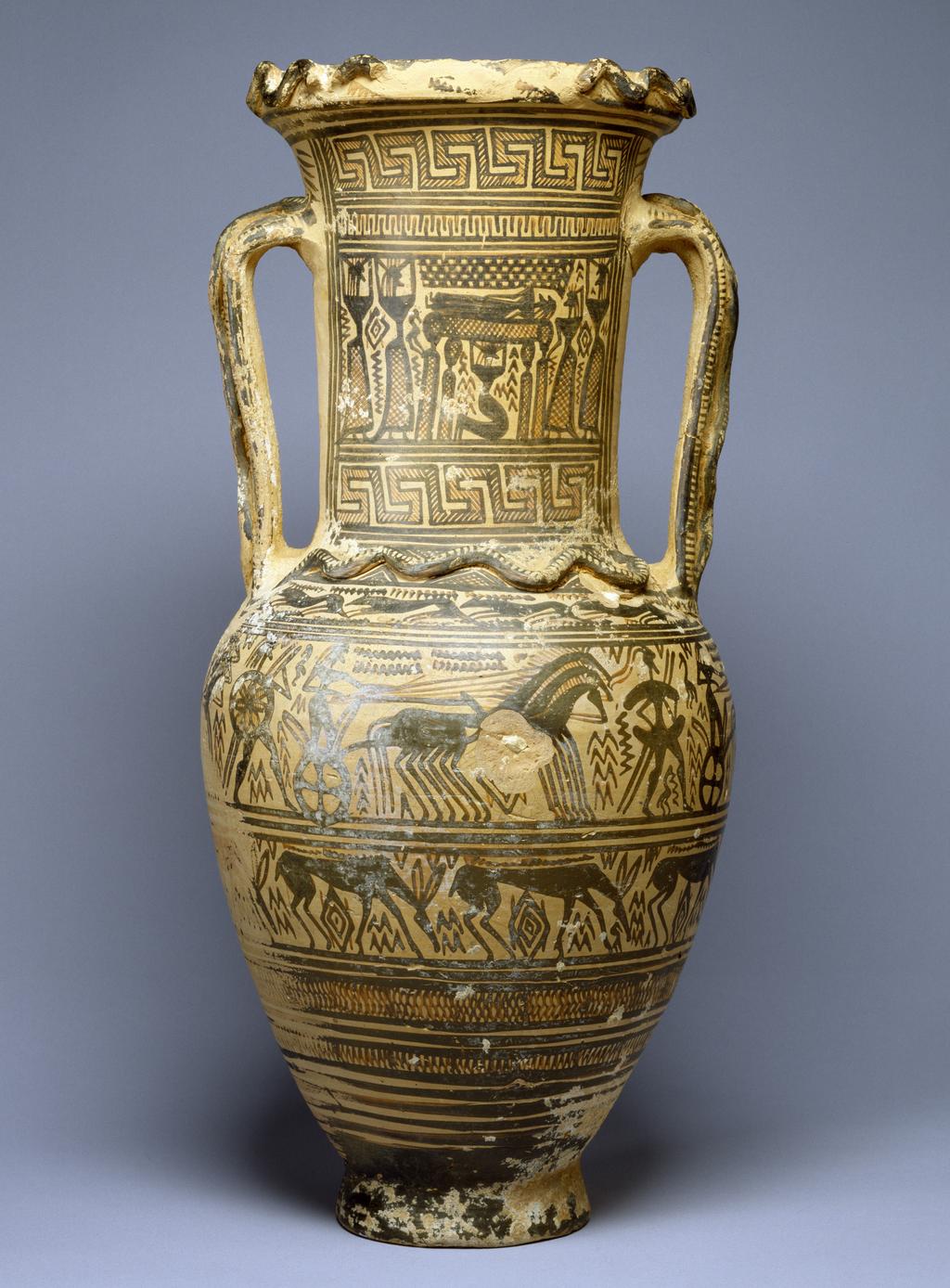 Amphora with Funerary Scenes, Workshop of
