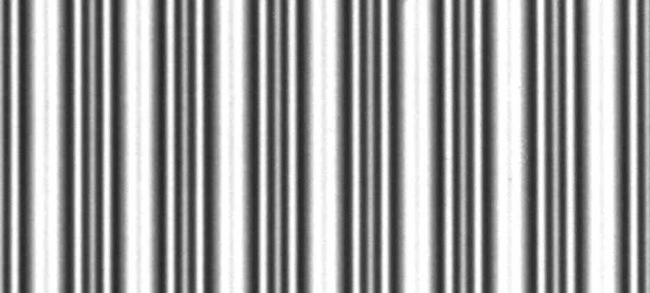 COMPOSITE SINUSOIDAL TEST PATTERN This new type of pattern is used to determine a complete MTF from a single image.
