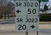 At intersections, signs are used to identify beginning or ending State routes or segments.