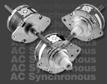 AC Synchronous Stepping Motors AC Synchronous Motors Stepping motors can also be run on AC (Alternating Current). However, one phase must be energized through a properly selected capacitor.