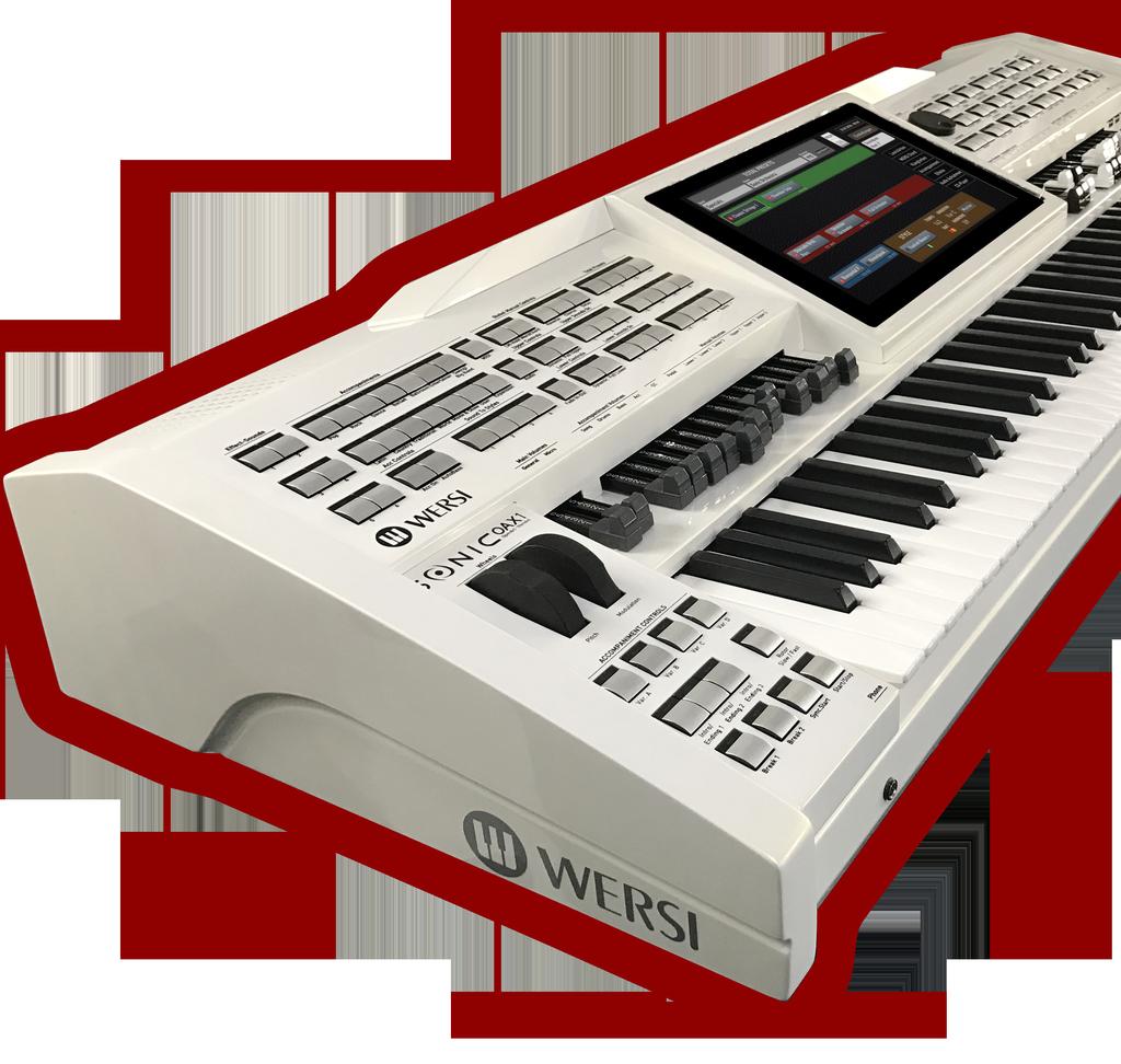 for some 15 years. We are proud to present the new WERSI OAX-1 keyboard to the UK.
