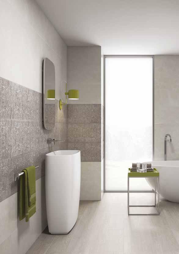 1 2 Decorative & Feature BATHROOM COLLECTION 70-71 P 4 Stepping in to a bathroom that looks this amazing will really brighten your day.