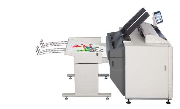 KIP 800 Color Series Accessories Stacker The KIP 800 Color Series integrated stacking systems improve the effi ciency and productivity of your print production environment by providing a convenient