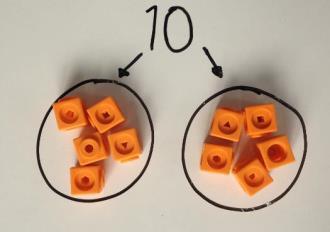 9 3 = 3 I have 10 cubes, can you share them equally in