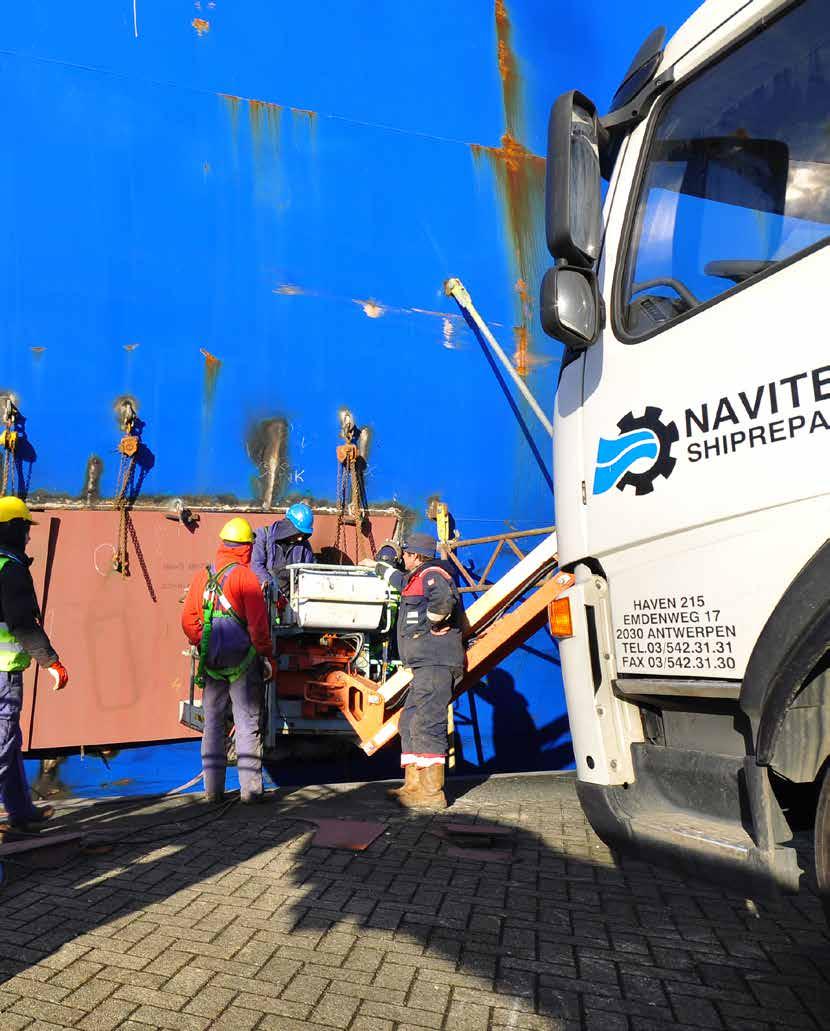 Navitec is the roadside assistance in Flemish ports and