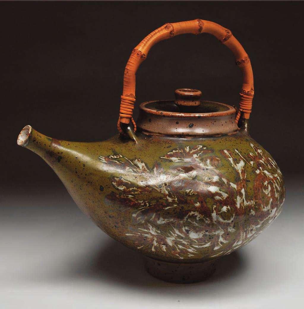 Stoneware Teapot, 1962. Reduction fired.