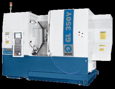 Equipped with turret for fixed and driven tools, Y axis, consolidating turning, drilling operations with only one fixation, offering significant productivity.