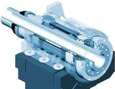 It offers excellent running accuracy, with minimal temperature rise of the bearings, even under continuous operating