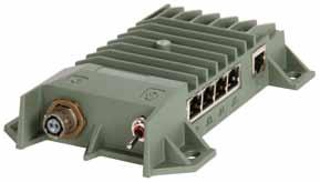 Tactical Ethernet Switch (TES) The TES provides a standalone, multiple port solution for Ethernet Access, providing up to five Ethernet connections. SPECIFICATIONS > > Size: 4.14 in wide x 1.