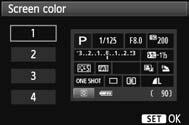 Handy Features 3 Turning the LCD Monitor Off/On The shooting settings display (p.47) can be turned on or off by pressing the shutter button halfway.