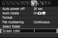 ] : When you press the shutter button halfway, the display will turn off. And when you let go of the shutter button, the display will turn on.
