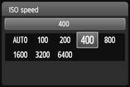 Z: Changing the ISO SpeedN Set the ISO speed (image sensor s sensitivity to light) to suit the ambient light level. In Basic Zone modes, the ISO speed is set automatically (p.80).