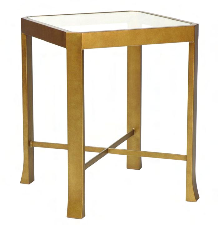 BAXTER OCCASIONAL TABLE SERIES SQUARE SIDE TABLE Dimensions: 18 L x 18 W x 22-1/2 H (available in custom