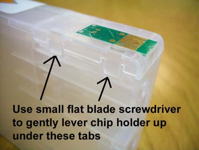 It is very important to always refill a cartridge when resetting a chip.