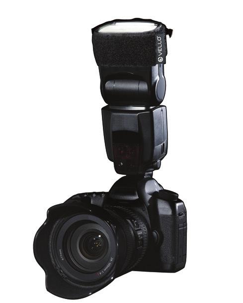 11 FD-800 CINCH STRAP Wraps around portable flash units to enable swift attachment of portable flash accessories Eliminates use of sticky self-adhesive loops to flash equipment Tightly secures