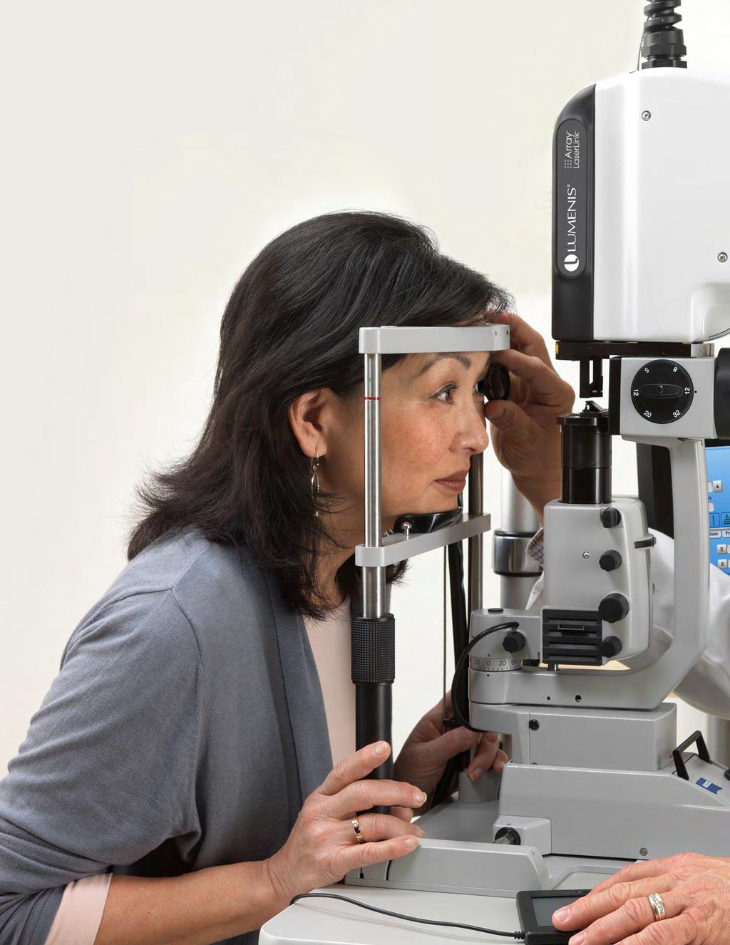 Array LaserLink Eyes Forward Control Keeps the Target in View Maintain focus on the patient Eyes Forward Control Is afforded by the ability to control and verify treatment parameters without moving