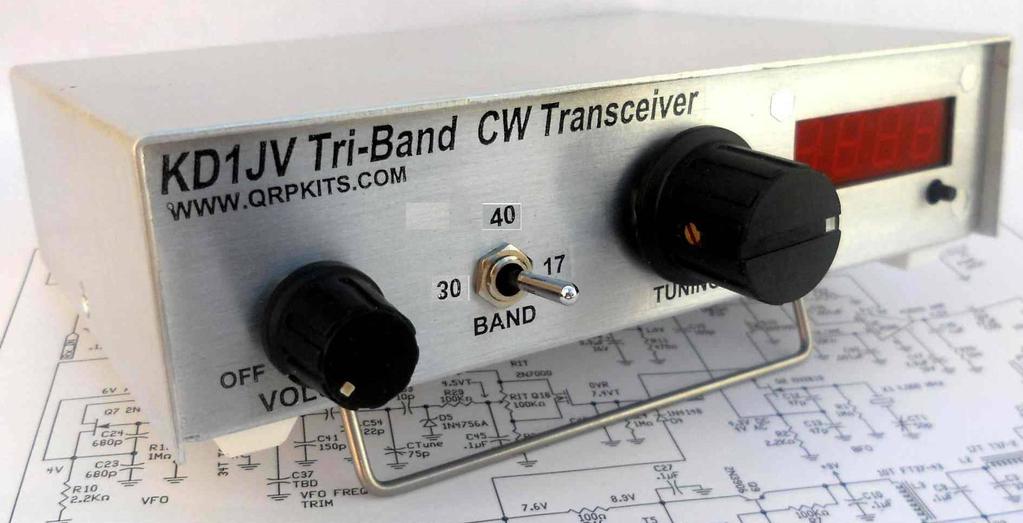 The KDJV Tri-Bander CW transceiver Hendricks QRP kits www.qrpkits.com Table of Contents Operation:... Setting keyer Iambic A or B mode:... Power on/off:... Straight key mode:... Band selection:.