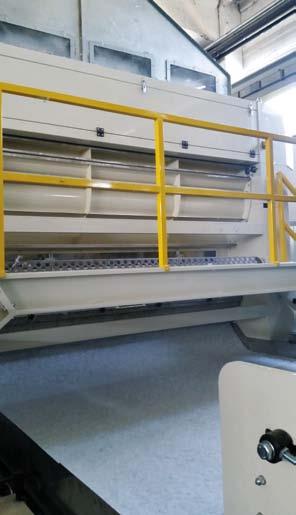 Non-stop pillow filling The machine allows the continuous filling of pillows, contrarily to the usual