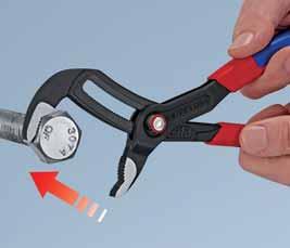 the push button and the pliers must be completely opened again Chrome vanadium electric