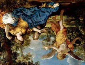 Pietro da Cortona Italian, 1596-1669, active in Rome and Florence Hagar and the Angel, c.