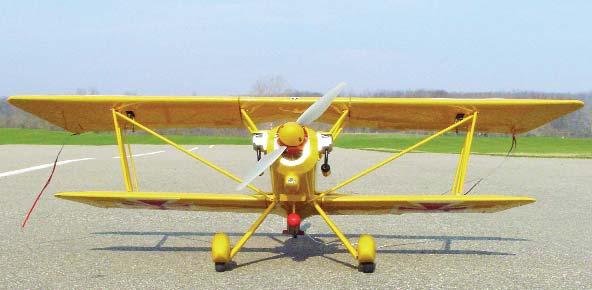 The outer wing panels are removable; however, if transporting a 50- inch-wingspan model is not a problem, you have the option of building the wings in one piece and permanently attaching them to the