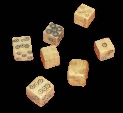 TESSERAE Name is the Latin word for dice Adapted by the Romans from Knucklebones Originated sometime before the 1 st Century BC Used primarily for gambling Two or three dice