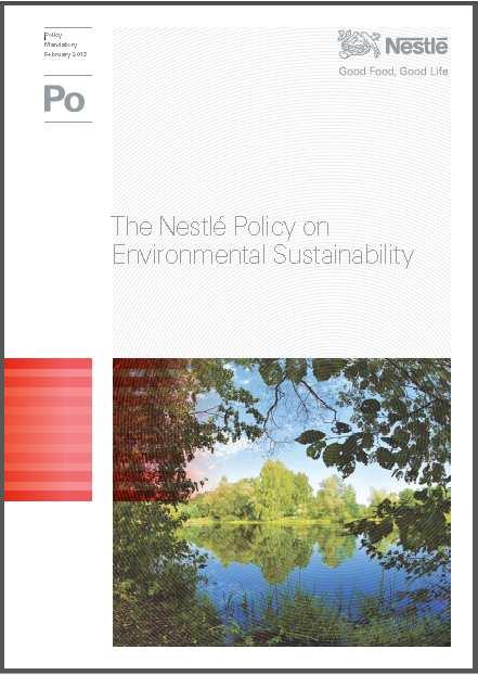 The Nestlé Policy on