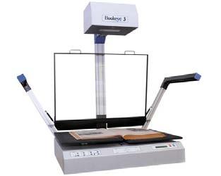 18 Book Scanners R1 Model The Bookeye 3 R1 is outfitted with a motorized book cradle that includes three types of adjustment controls.