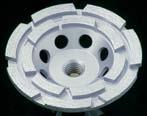 Cup wheels are designed for the quick removal, shaping, and smoothing of concrete, masonry, and stone aggregates.
