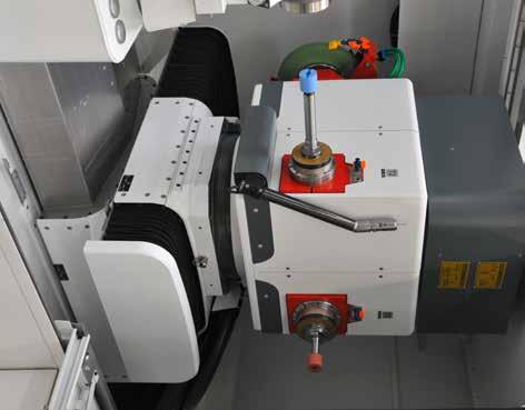 integrated swivel axis enables the use of up to four grinding spindles (including a maximum