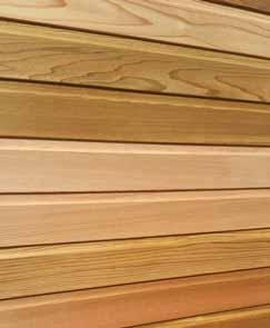 4 Western Red Cedar Cladding All the cladding, windows, doors and external trims are made form 100% Western Red Cedar from Canada.