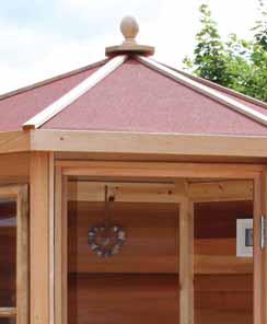 Factory Treatment We treat all these summerhouses with an oil based wood protector in our workshops, however the treatment is completely clear so that it doesn t ruin the natural appearance of the