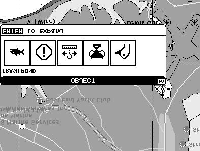Fig. 2.6c - Quick Info: available services If you press [ENTER] all available information about the cartographic point under the cursor will be shown. See the next paragraph.