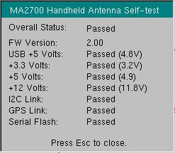 Appendix A Instrument Messages A-1 Introduction This appendix provides additional details regarding MA2700A related messages that may be displayed on the Anritsu instrument.