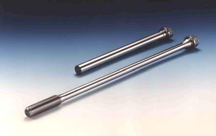 Depending on the axial or radial loading involved, the inside of the rod or tube can be knurled or provided with a groove to give a firm hold.