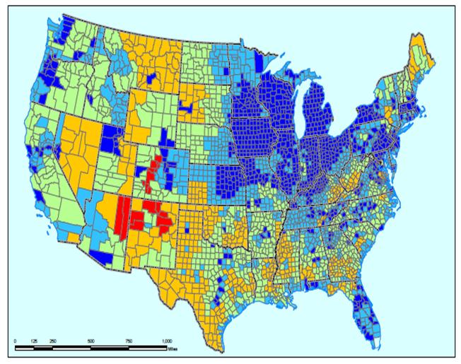 License Areas PALs licensed by census