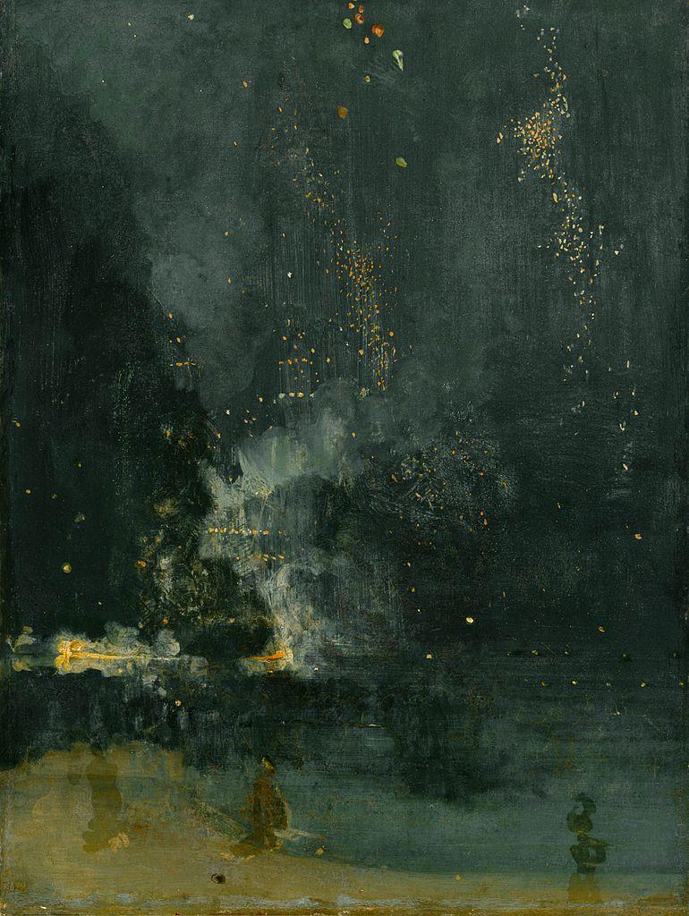 James AbboD McNeill Whistler Nocturne in Black